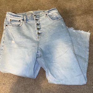 Curve Love Ultra High Rise Ankle Straight Jeans